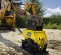 Yellow and black Vibratory Plate Compactor Attachment for Mini Excavator