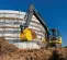 Yellow and gray JOHN DEERE 29,000-30,000 lb. Excavator