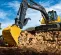 Yellow and gray JOHN DEERE 49,000-54,000 lb. Excavator