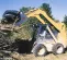 Gray Paladin Grapple Bucket Attachment for Skid Steer