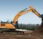 Orange and gray CASE 71,000-84,000 lb. Excavator