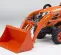 Orange and black KUBOTA 24-25 HP Compact Tractor