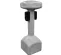 Gray Satellite freestanding Portable Hand Sanitizer Stand