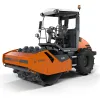 Orange Hamm Ride-on Single Padfoot Drum Vibratory Roller