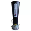 Black and Silver Texas Pneumatic 8 inch venturi air horn