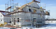 winter job site