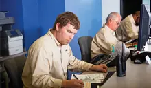 men at computers