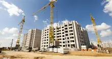 wide angle jobsite photo