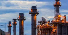 gas turbine electric power plant