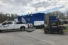 Truck and power supply