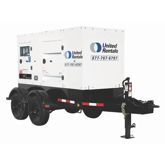 White 150kW towable generator