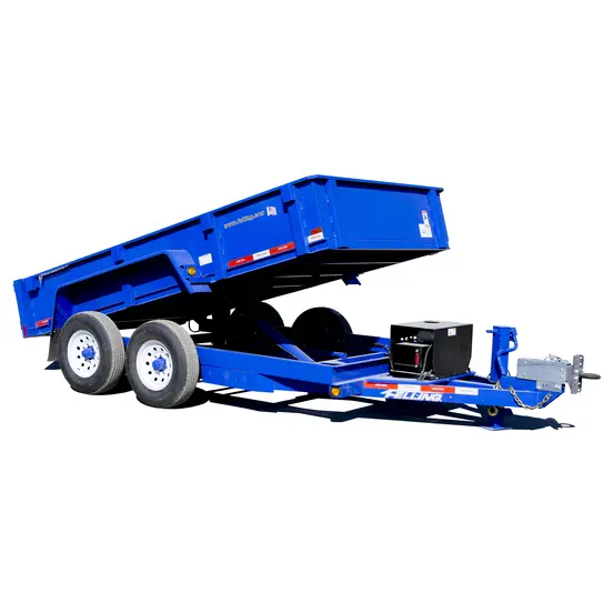 Blue Felling dump trailer
