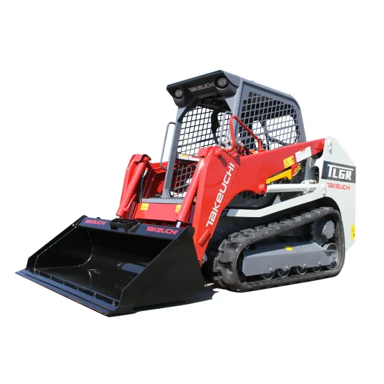 Red Takeuchi Compact Track Loader