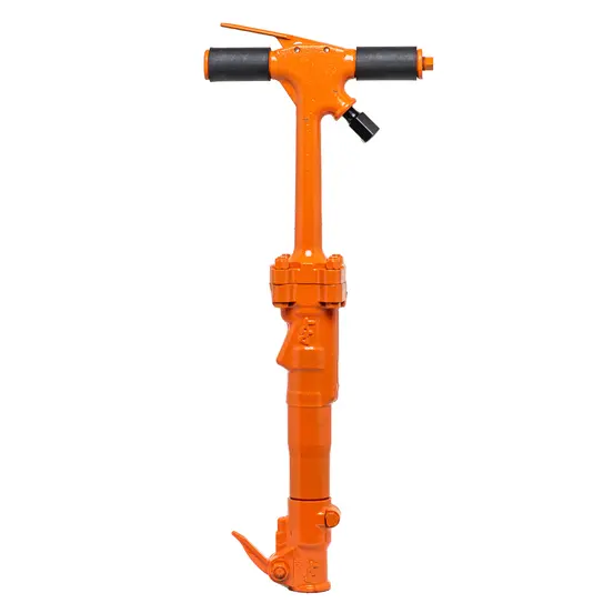 Orange APT Air Trench Digger with a T-Handle