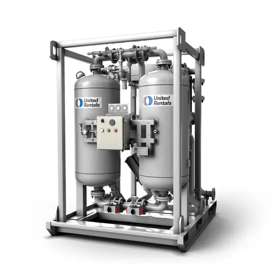 Silver Parker Desiccant Air Dryer