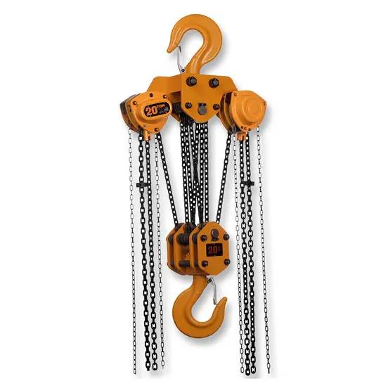 Orange KITO Chain Hoist, 15 Tons, Manual