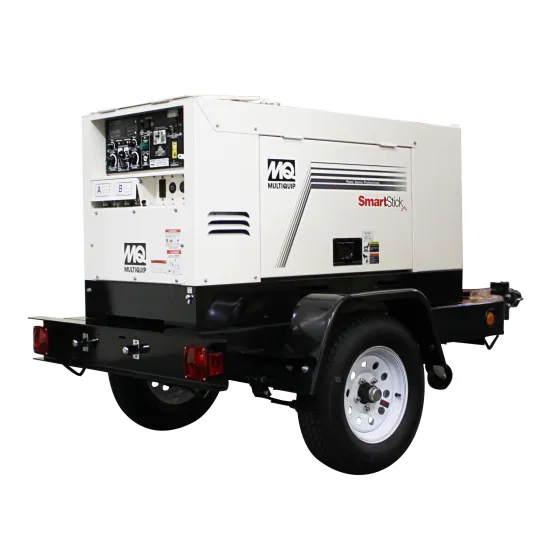White and black MULITIQUIP Dual Operator Arc Welder, 400 Amp, Diesel Powered