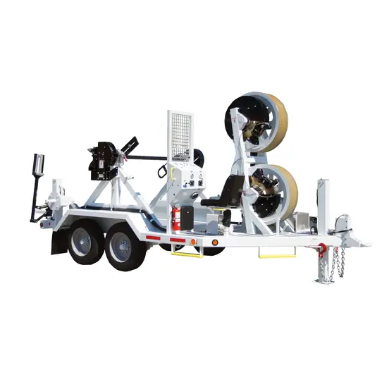 White SHERMANREILLY 3,000 lb. Puller Tensioner, Single Drum