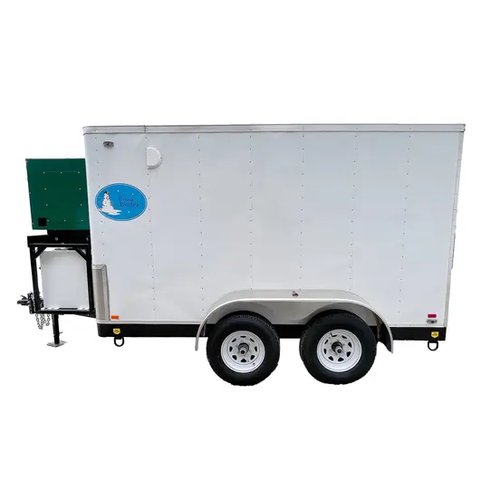 White THOR Hydronic Surface Ground Heater, 6,000 sq. ft., Winter-blend Diesel