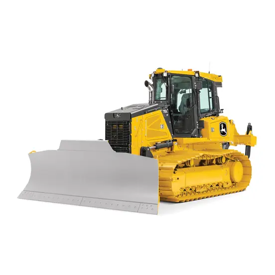 Yellow John Deere Bulldozer with Low Ground Pressure