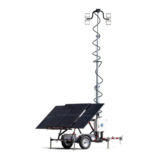 Wanco solar powered towable LED tower